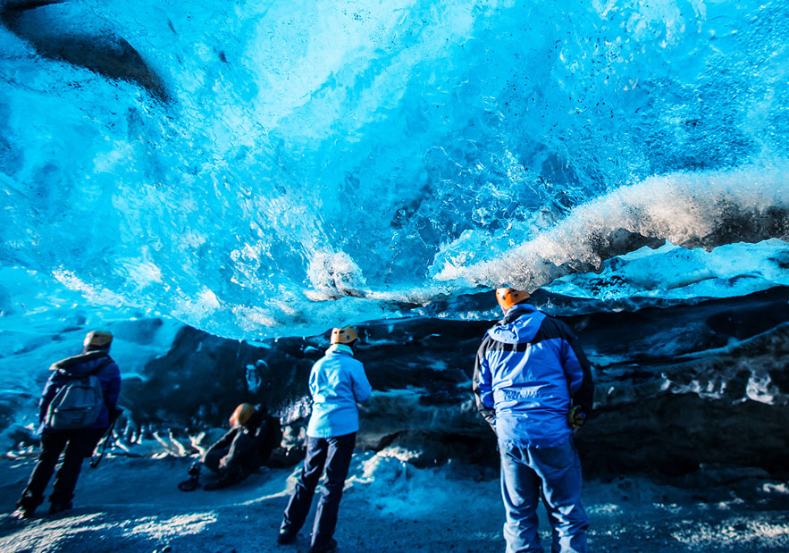 Blue Ice Cave; Vatnajokull; Glacier; Iceland; Icelandic; Explore Iceland;