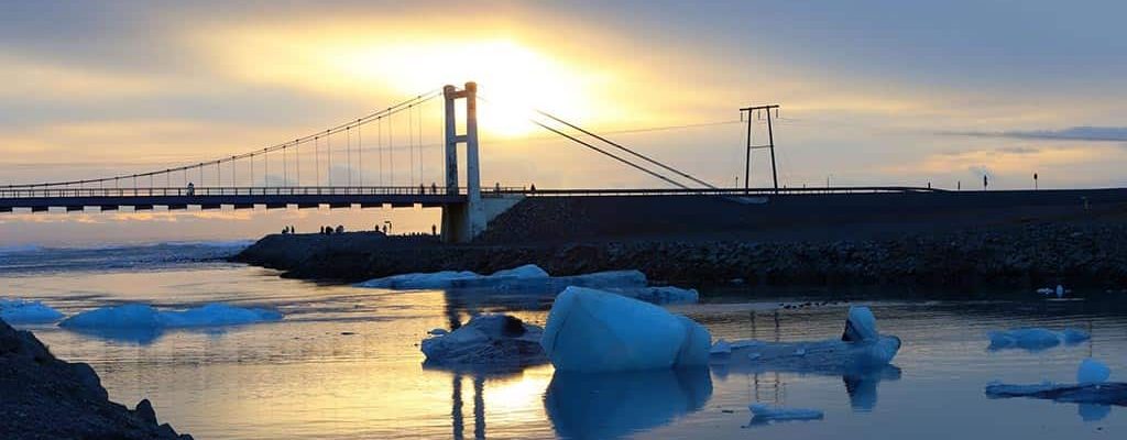 Jokulsarlon sunset
