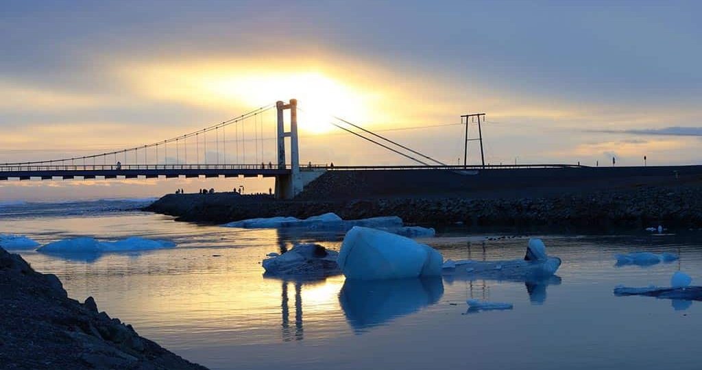 Jokulsarlon sunset