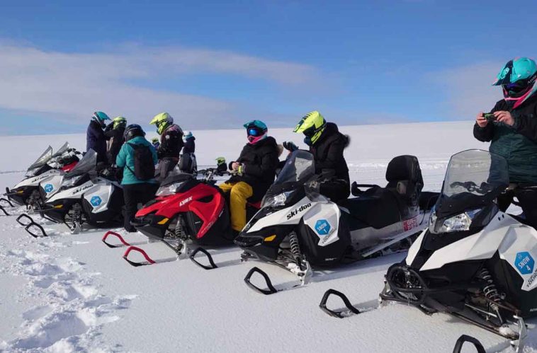 Snowmobile from Husafell