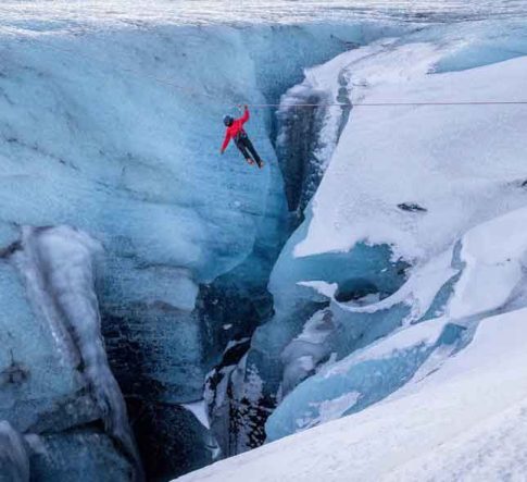 Zip Line + Glacier Adventure Winter